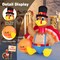Costway 6 FT Thanksgiving Inflatable Turkey with Pumpkin Fall Harvest Decor W/Lights